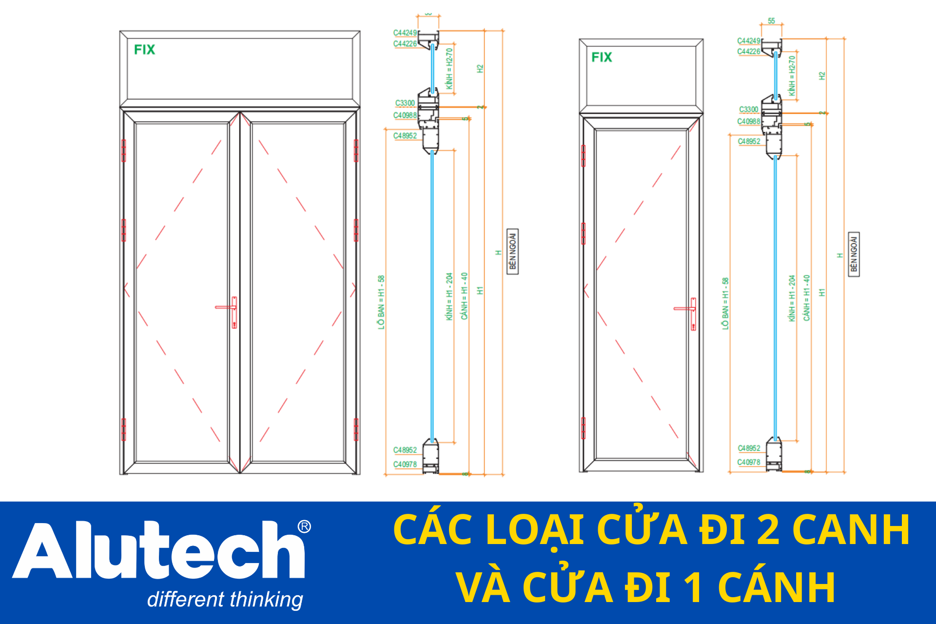 Bản vẽ 2D cua xingfa 55 vat canh 