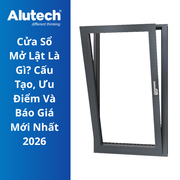 Cửa mở lật alutech