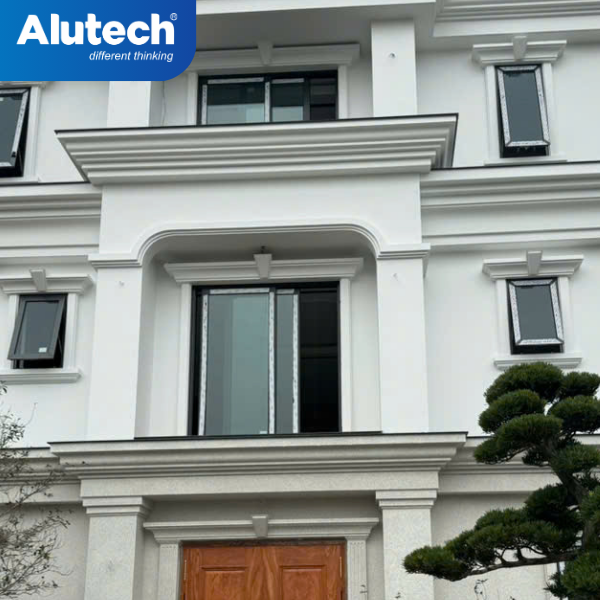 Cửa mở lùa 2 cánh đến tương hiệu Alutech 