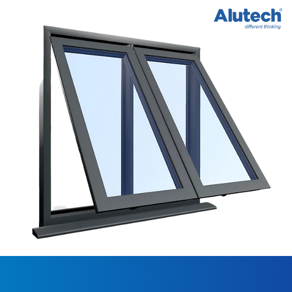 Cửa sổ mở hất 2 cánh alutech