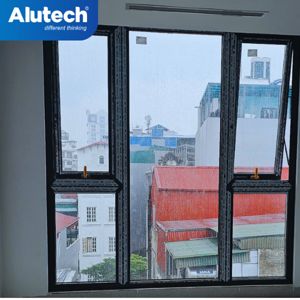 Cửa mở hất alutech 